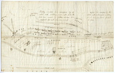 Map of Fredericksburg, December 1862